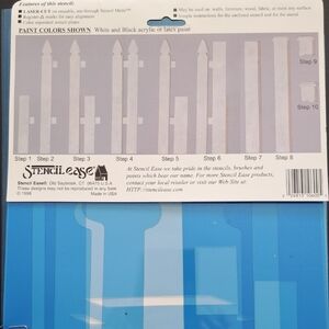 Blue Arrow Stencil for Creative Parties